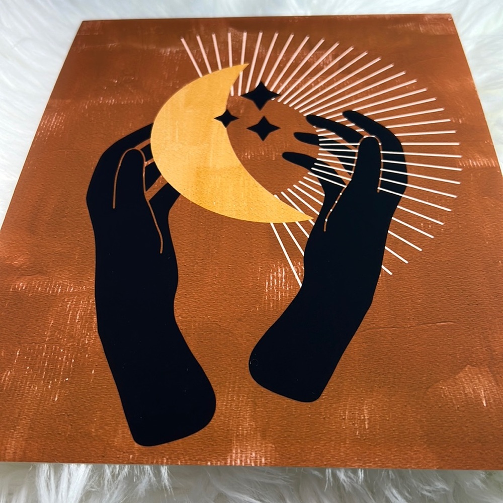 Wall Art Bohemian Celestial Hands Print Poster Illustration Unframed - Picture 13 of 17